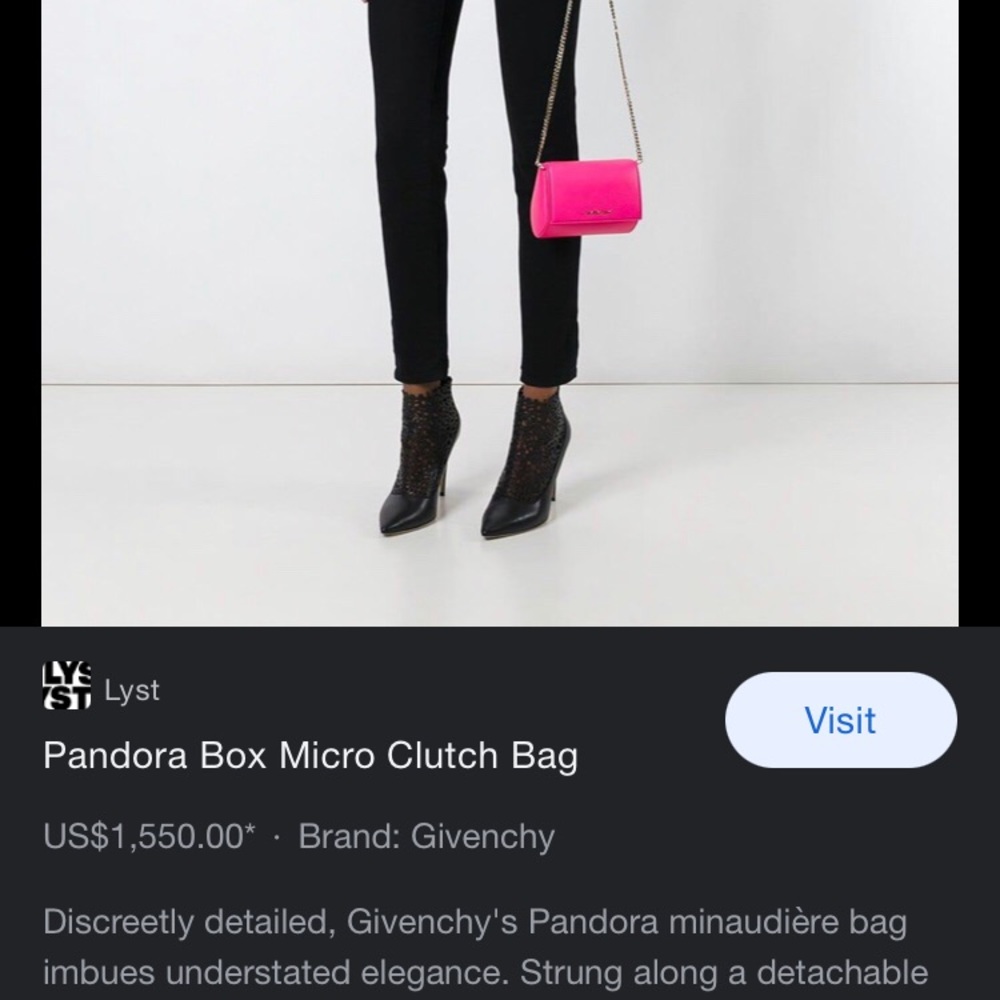 ❌SOLD!!!❌ Authentic Givenchy Pandora box bag - Picture 8 of 8
